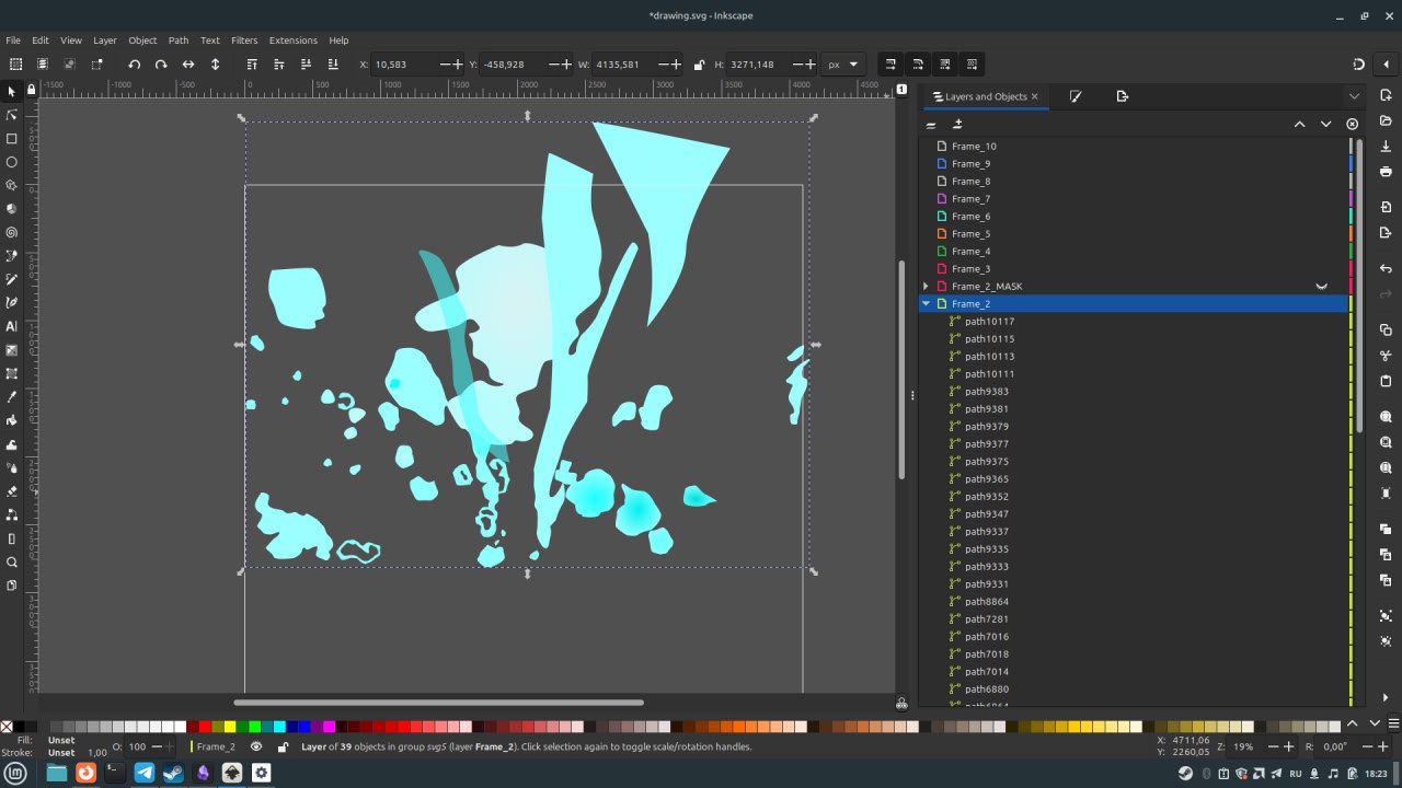 Inkscape Drawing Process